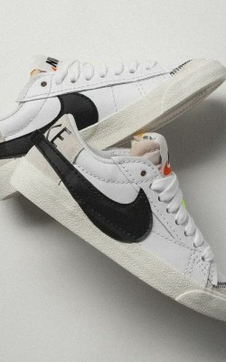Nike Blazer Beyaz-Siyah Low Jumbo
